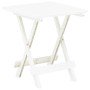 Mesa plegable de jardín plástico blanco 45x43x50 cm en Mesas de jardín | Comprar online en Foru.es