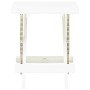 Mesa plegable de jardín plástico blanco 45x43x50 cm en Mesas de jardín | Comprar online en Foru.es