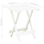 Mesa plegable de jardín plástico blanco 45x43x50 cm en Mesas de jardín | Comprar online en Foru.es