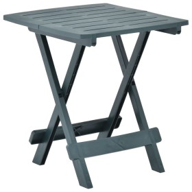 Mesa plegable de jardín plástico verde 45x43x50 cm en Mesas de jardín | Comprar online en Foru.es