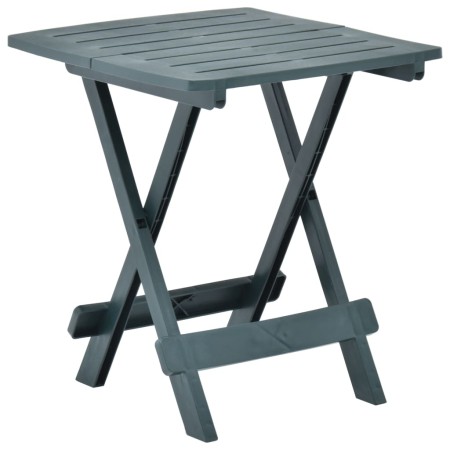 Mesa plegable de jardín plástico verde 45x43x50 cm en Mesas de jardín | Comprar online en Foru.es