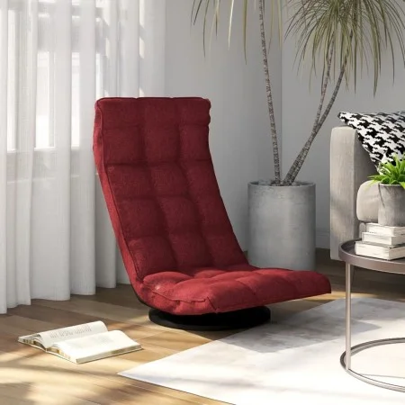 Burgundy fabric swivel floor chair by vidaXL, Floor chairs - Ref: Foro24-336582, Price: 110,88 €, Discount: %