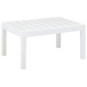 Mesa de jardín de plástico blanco 78x55x38 cm en Mesas de jardín | Comprar online en Foru.es