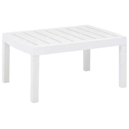 Mesa de jardín de plástico blanco 78x55x38 cm en Mesas de jardín | Comprar online en Foru.es