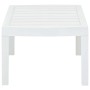Mesa de jardín de plástico blanco 78x55x38 cm en Mesas de jardín | Comprar online en Foru.es