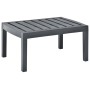 Mesa de jardín de plástico gris antracita 78x55x38 cm en Mesas de jardín | Comprar online en Foru.es
