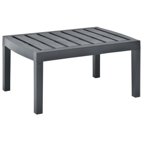 Mesa de jardín de plástico gris antracita 78x55x38 cm en Mesas de jardín | Comprar online en Foru.es