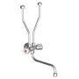 SCHÜTTE Grifo mezclador de fregadero bimando baja presión cromo de SCHÜTTE, Grifos - Ref: Foro24-438729, Precio: 61,94 €, Des...