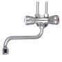 SCHÜTTE Grifo mezclador de fregadero bimando baja presión cromo de SCHÜTTE, Grifos - Ref: Foro24-438729, Precio: 61,78 €, Des...