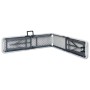 Bancos de jardín plegables 2 unidades 180 cm HDE blanco en Bancos de jardín | Comprar online en Foru.es