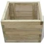 Arriate cuadrado madera 50x50x40 cm de vidaXL, Maceteros y jardineras - Ref: Foro24-41659, Precio: 62,09 €, Descuento: %