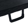 Mesa de jardín plegable imitación ratán HDPE negro 180x75x72 cm en Mesas de jardín | Comprar online en Foru.es