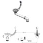 Fregadero de cocina de granito con un seno y escurridor negro de vidaXL, Fregaderos - Ref: Foro24-141669, Precio: 181,43 €, D...