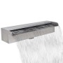 Fuente cascada rectangular piscina acero inoxidable 45 cm de vidaXL, Fuentes y cascadas - Ref: Foro24-41666, Precio: 65,33 €,...