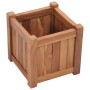Arriate elevado madera maciza de teca 30x30x30 cm en Macetas y jardineras | Comprar online en Foru.es