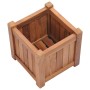 Arriate elevado madera maciza de teca 30x30x30 cm en Macetas y jardineras | Comprar online en Foru.es