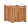 Arriate elevado madera maciza de teca 40x40x40 cm en Macetas y jardineras | Comprar online en Foru.es