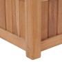 Arriate elevado madera maciza de teca 100x30x25 cm en Macetas y jardineras | Comprar online en Foru.es