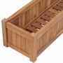 Arriate elevado madera maciza de teca 200x30x25 cm en Macetas y jardineras | Comprar online en Foru.es