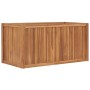 Arriate elevado madera maciza de teca 100x50x50 cm en Macetas y jardineras | Comprar online en Foru.es
