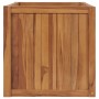 Arriate elevado madera maciza de teca 100x50x50 cm en Macetas y jardineras | Comprar online en Foru.es