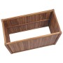 Arriate elevado madera maciza de teca 100x50x50 cm en Macetas y jardineras | Comprar online en Foru.es
