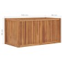 Arriate elevado madera maciza de teca 100x50x50 cm en Macetas y jardineras | Comprar online en Foru.es