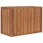 Arriate elevado madera maciza de teca 100x50x70 cm en Macetas y jardineras | Comprar online en Foru.es