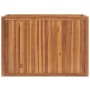 Arriate elevado madera maciza de teca 100x50x70 cm en Macetas y jardineras | Comprar online en Foru.es