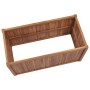 Arriate elevado madera maciza de teca 100x50x70 cm en Macetas y jardineras | Comprar online en Foru.es