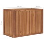 Arriate elevado madera maciza de teca 100x50x70 cm en Macetas y jardineras | Comprar online en Foru.es