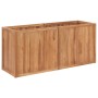 Arriate de madera maciza de teca 150x50x70 cm en Macetas y jardineras | Comprar online en Foru.es