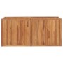 Arriate de madera maciza de teca 150x50x70 cm en Macetas y jardineras | Comprar online en Foru.es