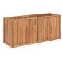 Arriate de madera maciza de teca 150x50x70 cm en Macetas y jardineras | Comprar online en Foru.es