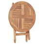 Mesa de jardín plegable madera maciza de teca 45 cm en Mesas de jardín | Comprar online en Foru.es