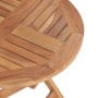 Mesa de jardín plegable madera maciza de teca 45 cm en Mesas de jardín | Comprar online en Foru.es