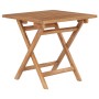 Mesa de jardín plegable madera maciza de teca 45x45x45 cm en Mesas de jardín | Comprar online en Foru.es