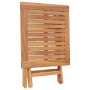 Mesa de jardín plegable madera maciza de teca 45x45x45 cm en Mesas de jardín | Comprar online en Foru.es