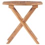 Mesa de jardín plegable madera maciza de teca 45x45x45 cm en Mesas de jardín | Comprar online en Foru.es