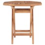 Mesa de jardín plegable madera maciza de teca 45x45x45 cm en Mesas de jardín | Comprar online en Foru.es