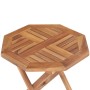 Mesa de jardín plegable madera maciza de teca 45x45x45 cm en Mesas de jardín | Comprar online en Foru.es