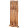 Taburete plegable de madera maciza de teca 40x32x45 cm en Taburetes y sillas plegables | Comprar online en Foru.es