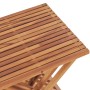Taburete plegable de madera maciza de teca 40x32x45 cm en Taburetes y sillas plegables | Comprar online en Foru.es