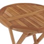Mesa de jardín plegable madera maciza de teca 60 cm en Mesas de jardín | Comprar online en Foru.es