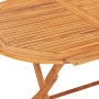 Mesa plegable de jardín madera maciza de teca 160x80x75 cm en Mesas de jardín | Comprar online en Foru.es