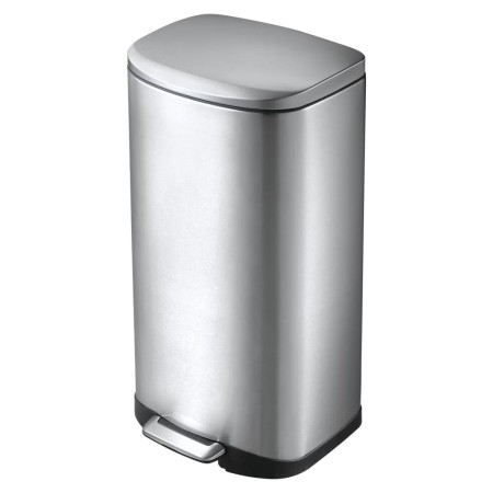 EKO Cubo de pedal Della 35 L plateado mate de EKO, Contenedores de residuos - Ref: Foro24-440023, Precio: 115,16 €, Descuento: %