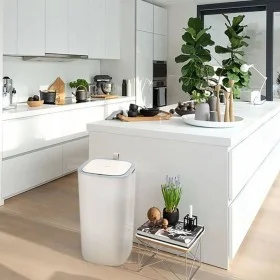 EKO Cubo de basura con sensor Morandi 30 L blanco de EKO, Contenedores de residuos - Ref: Foro24-440057, Precio: 93,63 €, Des...