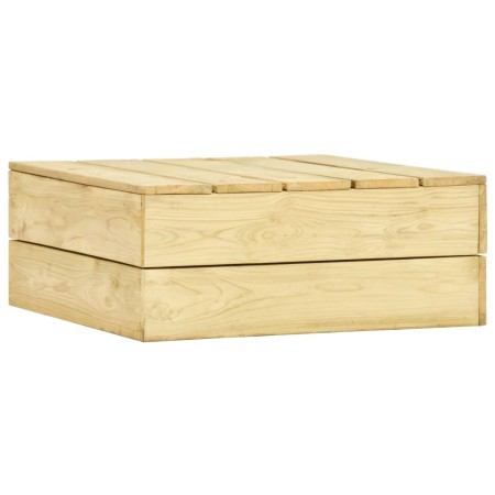 Mesa de jardín de madera de pino impregnada 75x75x31 cm en Mesas de jardín | Comprar online en Foru.es
