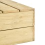 Mesa de jardín de madera de pino impregnada 75x75x31 cm en Mesas de jardín | Comprar online en Foru.es