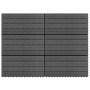 Baldosas 6 unidades WPC gris 1m² 60x30 cm en Materiales de construcción | Comprar online en Foru.es